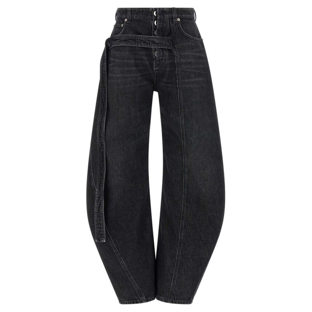 Jean Paul Gaultier Black Cotton Jeans Women's Denim